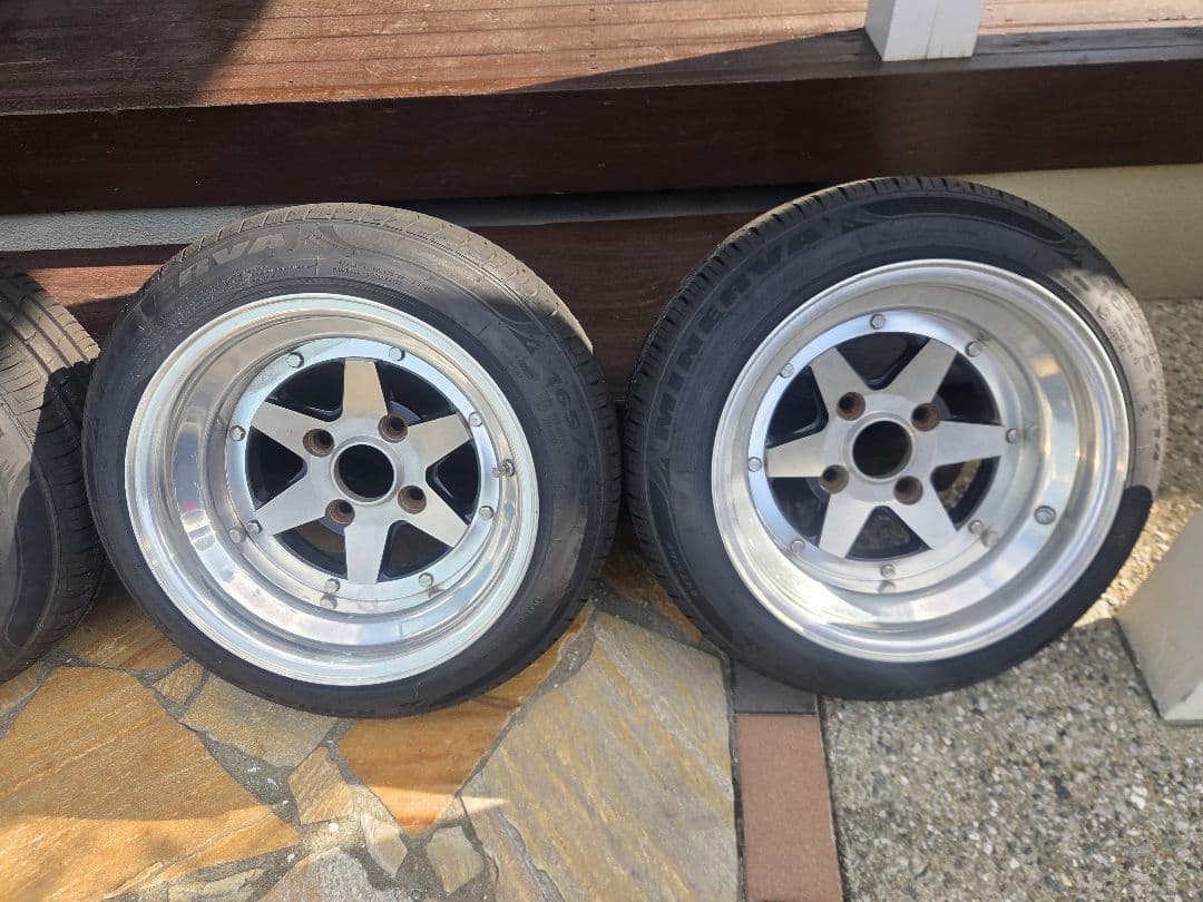 ロンシャン☆14インチ☆PCD114.3☆8J☆9J☆当時物☆GX71等に☆