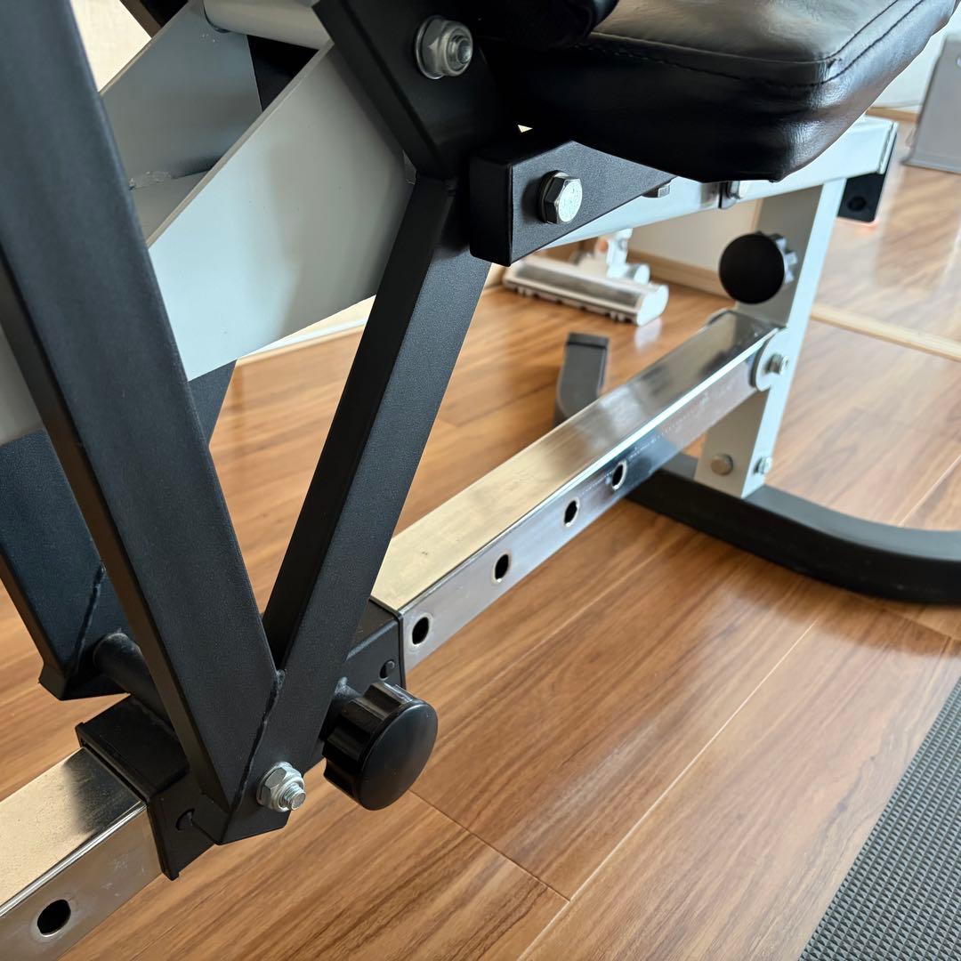 ジム級総重量105kg IROTECバーベル＋トレーニングベンチ付