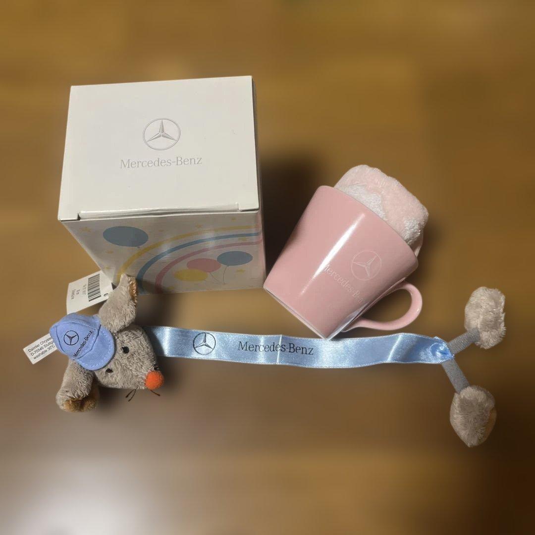 Mercedes-Benz ぬいぐるみ マウス　カップ　ミニタオル