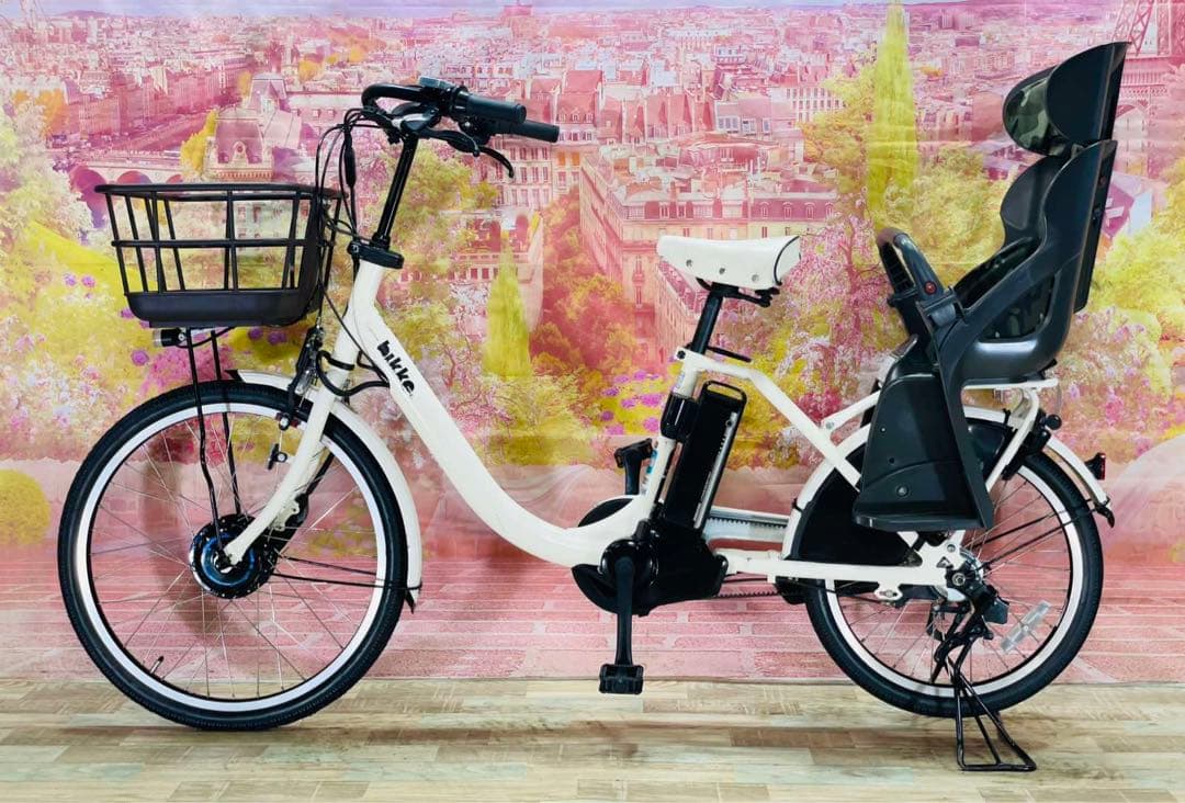 K2689 電動自転車ブリヂストンビッケ 子供乗せ 24/20インチ 送料無料