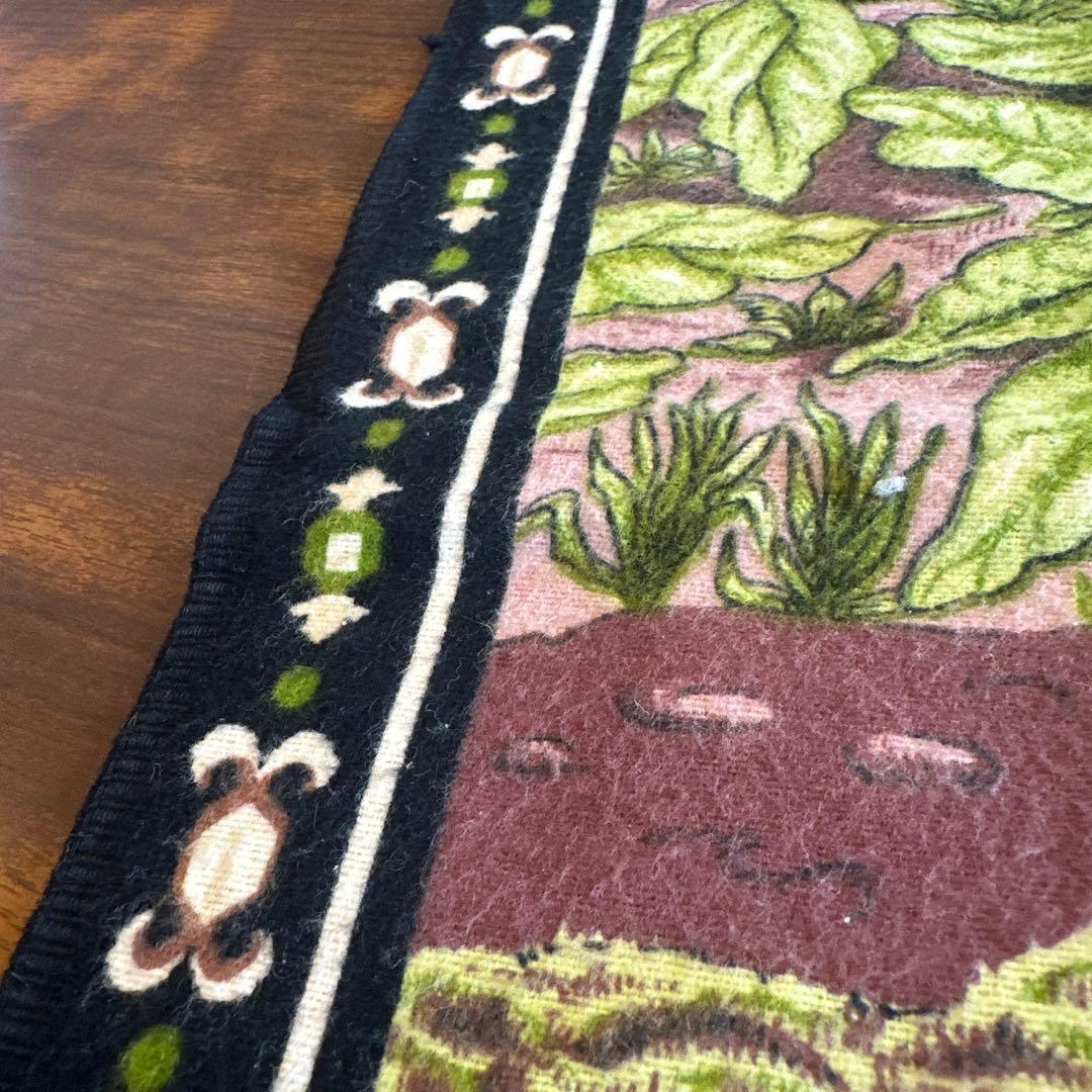 70's ☆ユニコーン☆ フェルトタペストリーコットン100 Turkey 美品