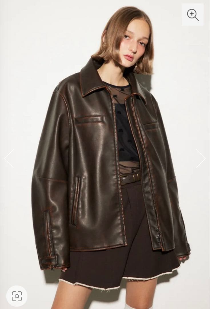 SLY MICHIXSLY F／LEATHER ジャケット