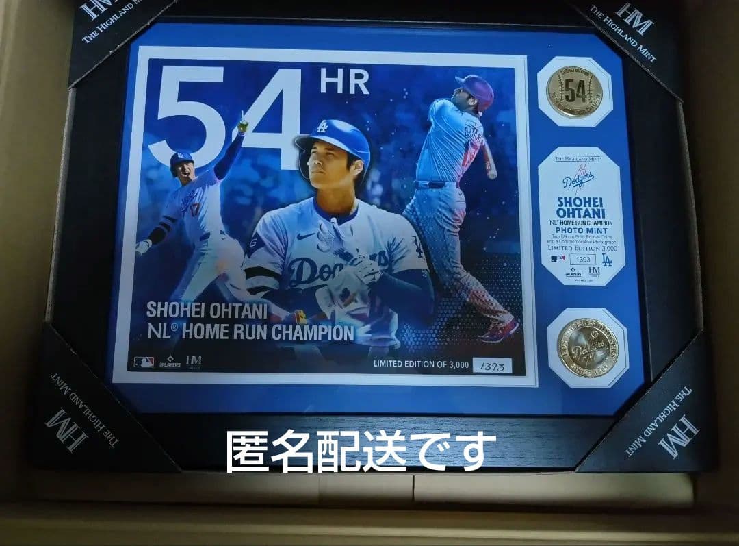ドジャース 大谷翔平 2024 NLホームラン王獲得記念ダブルフォトミント