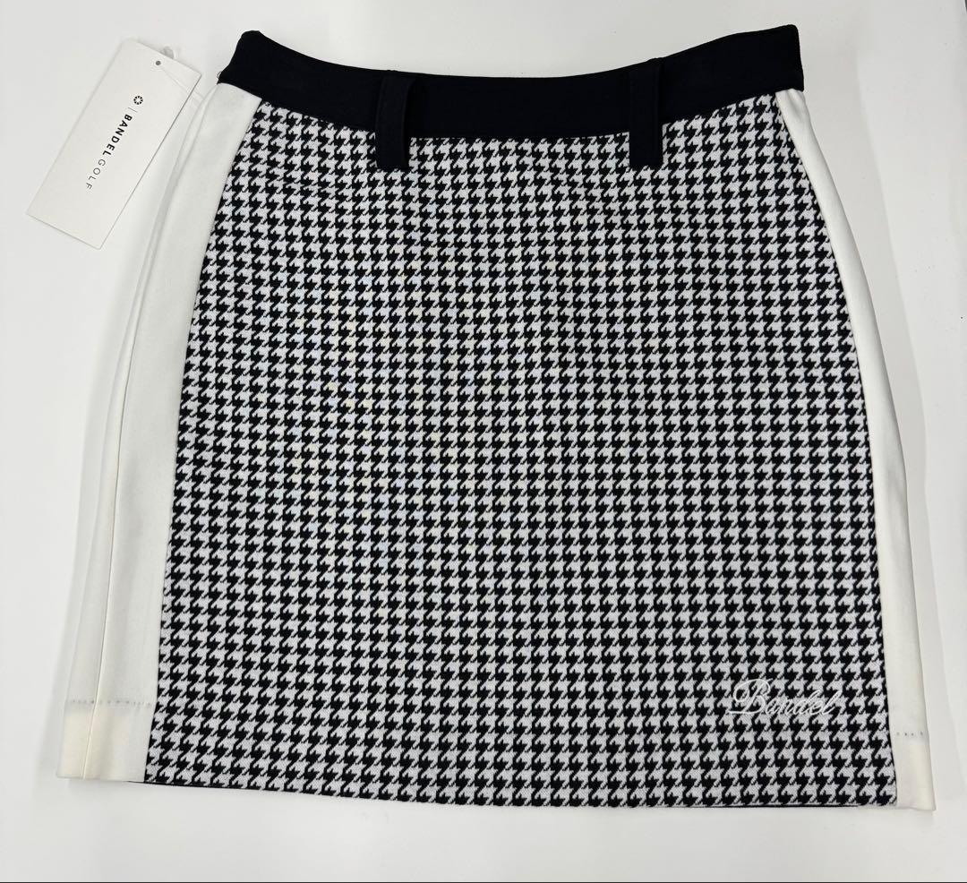 新品　バンデル　千鳥格子4wayストレッチ　スカート　XS
