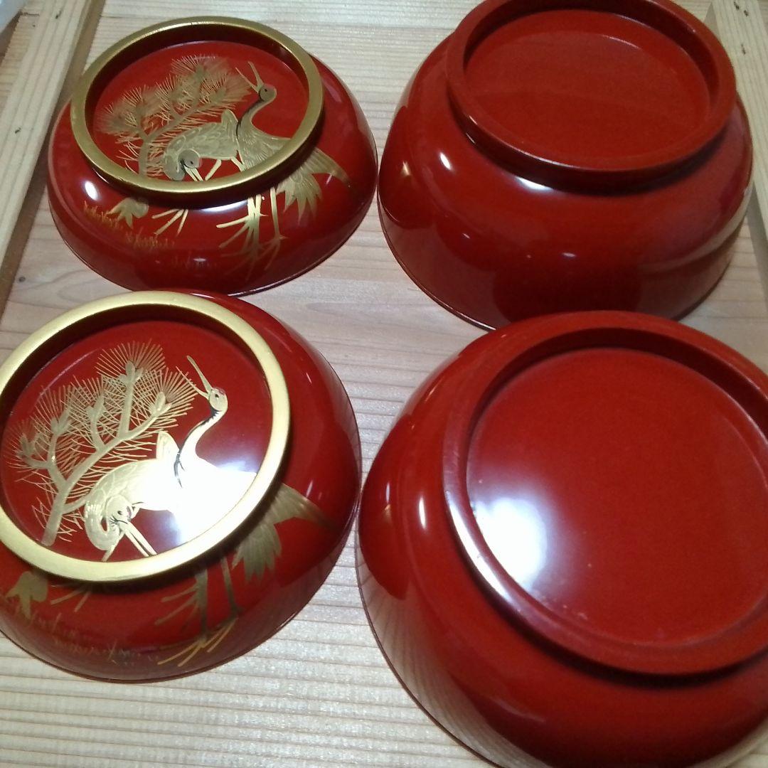 漆器 蒔絵　菓子椀2客　明治時代アンティーク　骨董