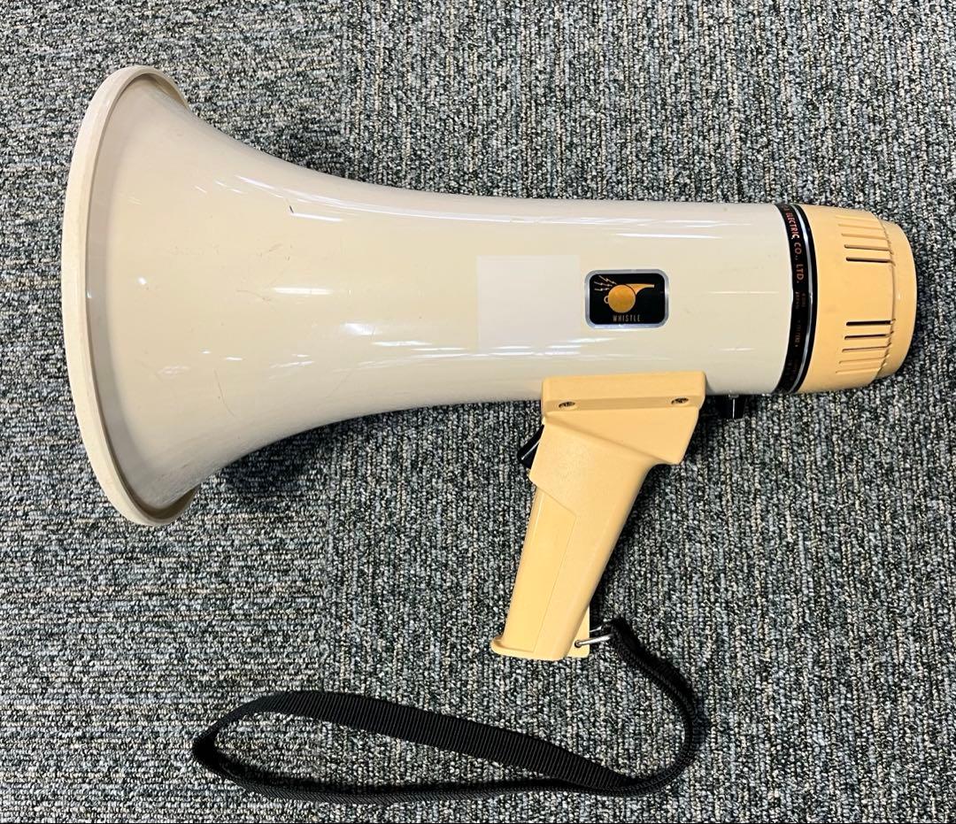 TOA 拡声器 ER-332W 白　トランジスタメガホン　昭和レトロ