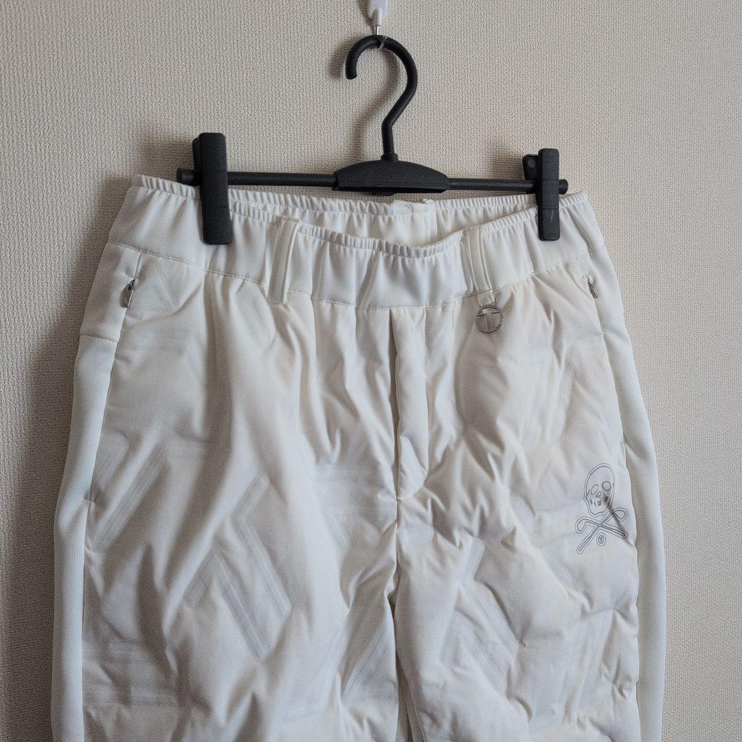 【極美品】マークアンドロナゴルフ　ダウンパンツ　裾リブ　冬　50