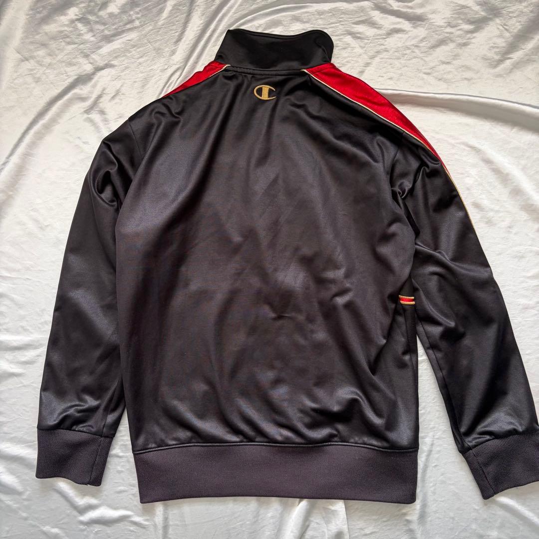 チャンピオン　Champion ジャージ上下セット 黒/赤　トラックジャケット