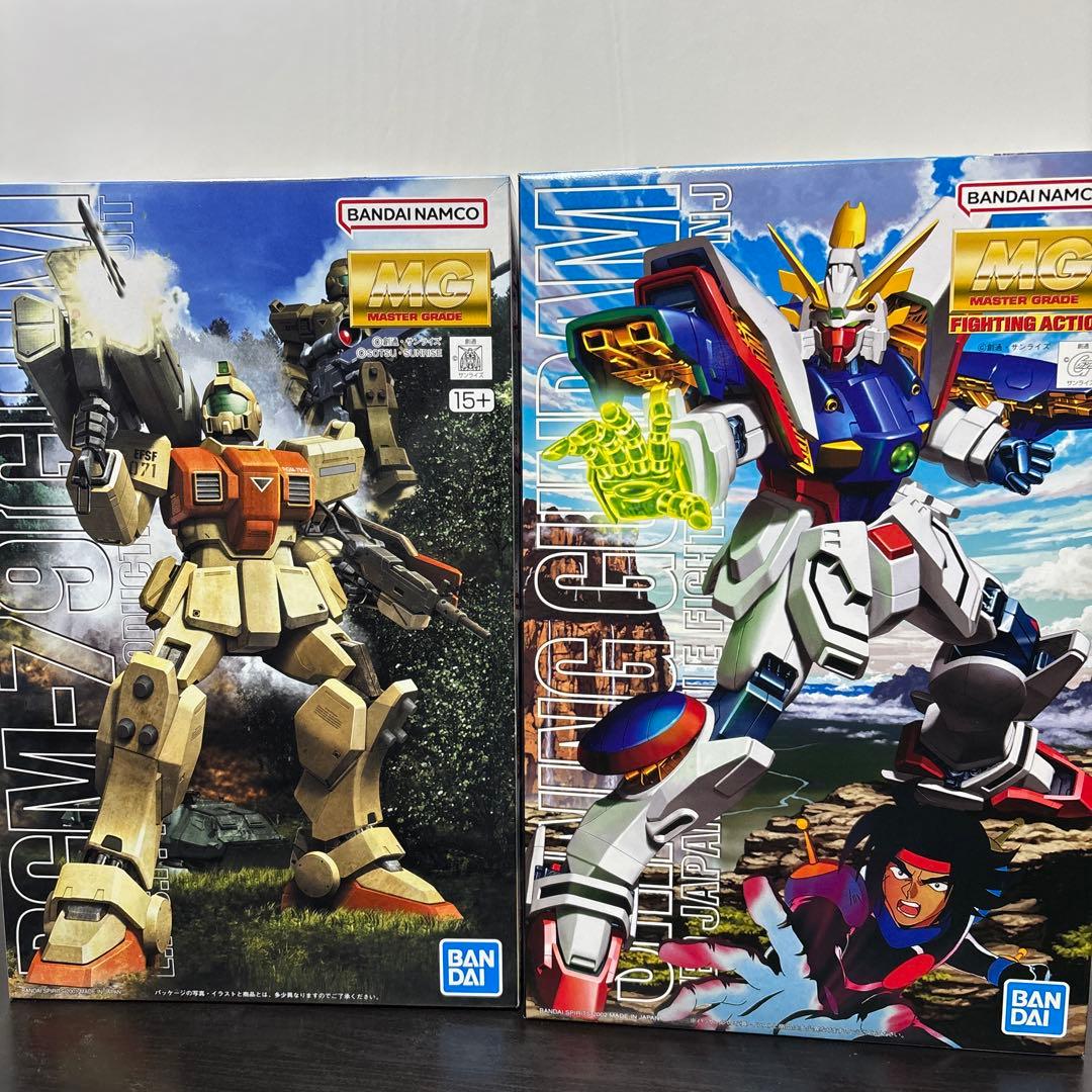 【未組立】MG 陸戦型ジム & シャイニングガンダム