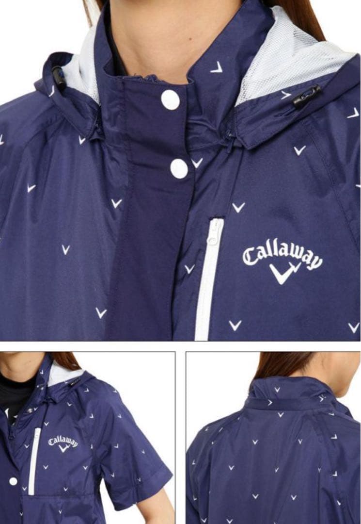 キャロウェイcallaway4wayレインコートジャケットレディースMゴルフ