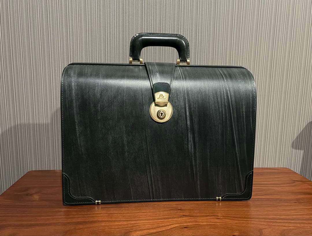 ココマイスター ダレスバッグ モスグリーン 未使用・銀座直営店購入