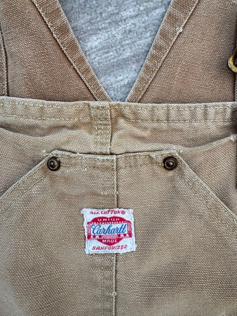 40s 50s carharrt オーバーオール　カーハート　ハートタグ