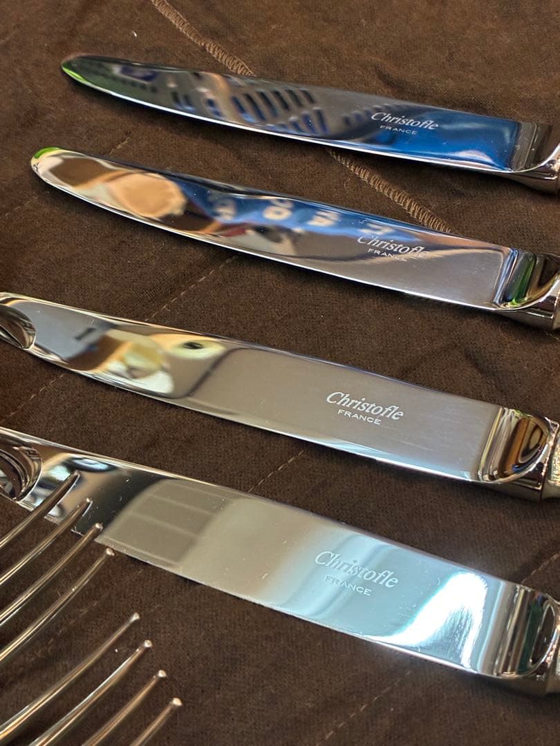 Christofle カトラリーセット　パール　テーブルシルバー