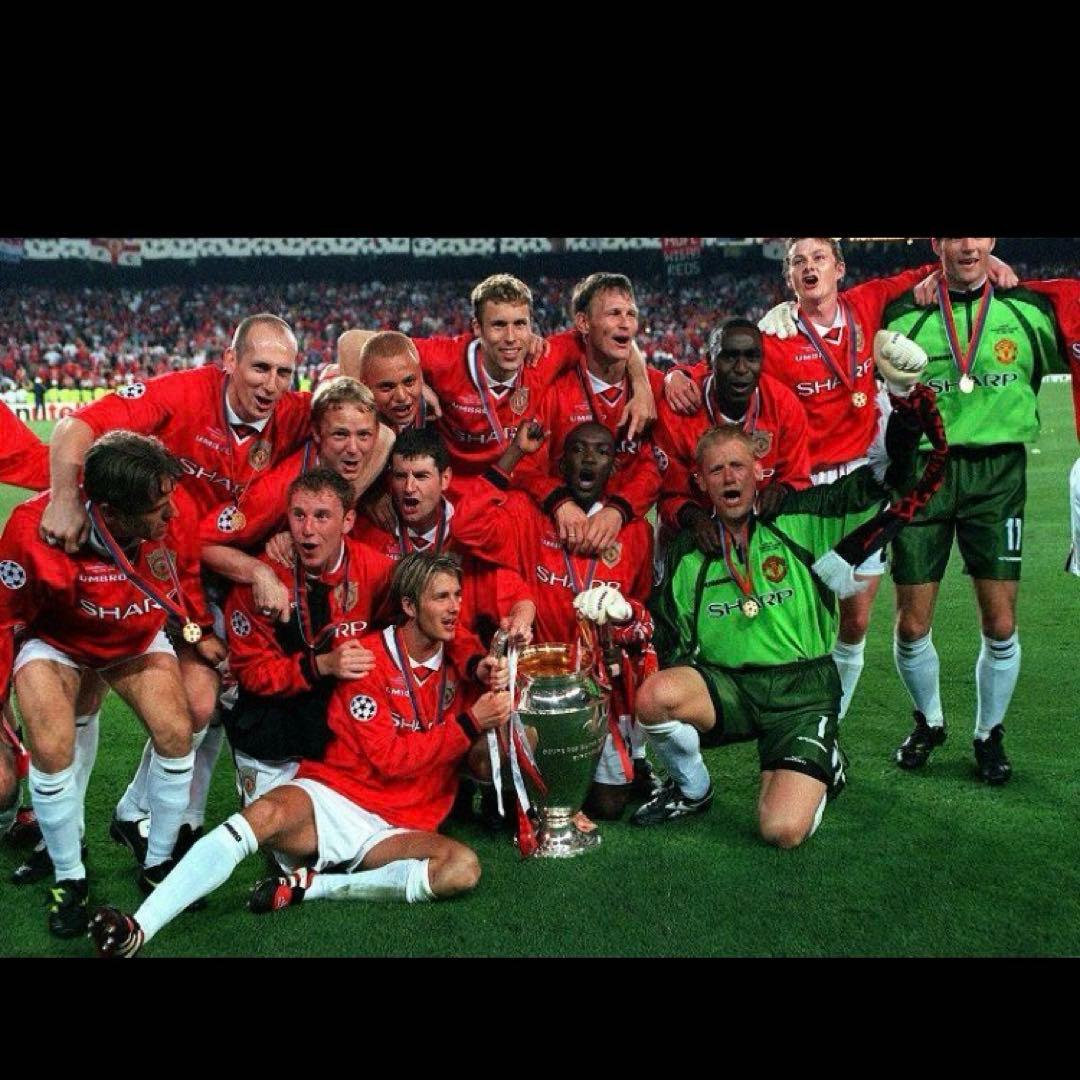 マンチェスターユナイテッド　1999 CL決勝モデル　長袖　ユニフォーム