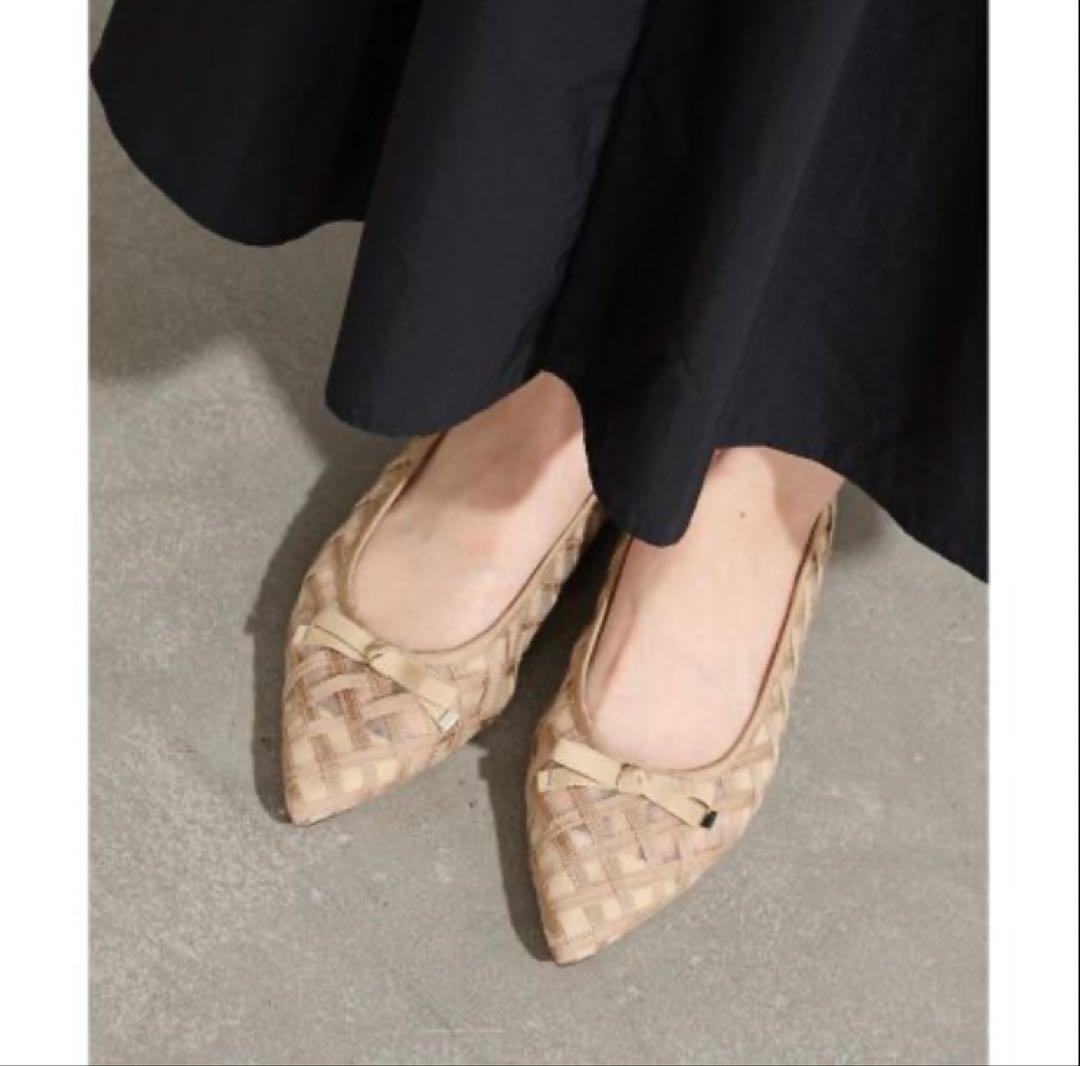 ルタロン　ポインテッドGINGHAMチュールバレエ　25.5cm