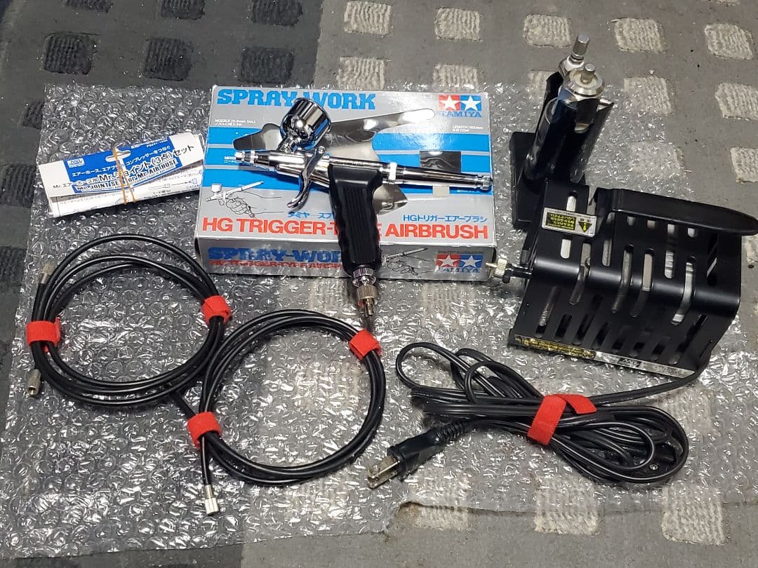 Mr.リニアコンプレッサー プチコン TAMIYA HGトリガーエアブラシ