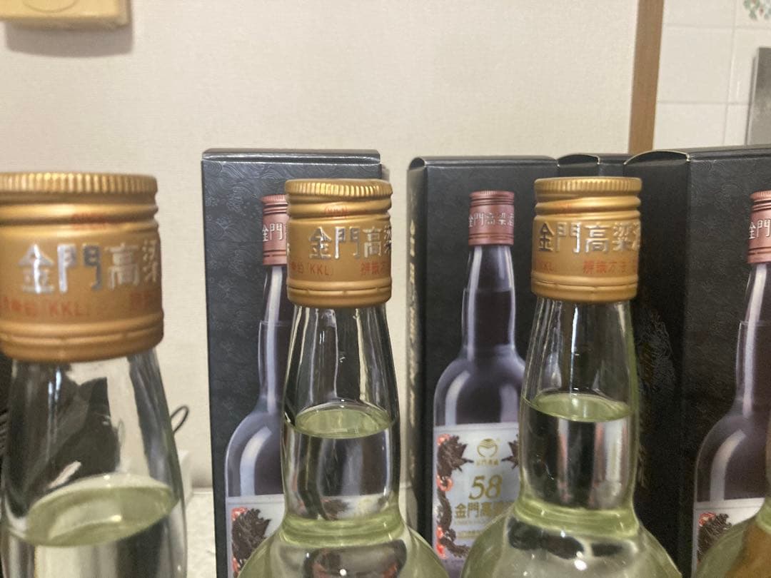 台湾 金門高梁酒 蒸留酒 600ml 58% 5本セット