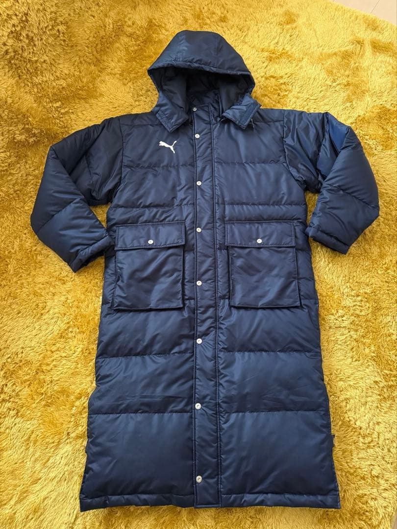 【PUMA】ダウンベンチコート／2XL・3L相当／防寒・観戦・部活◎
