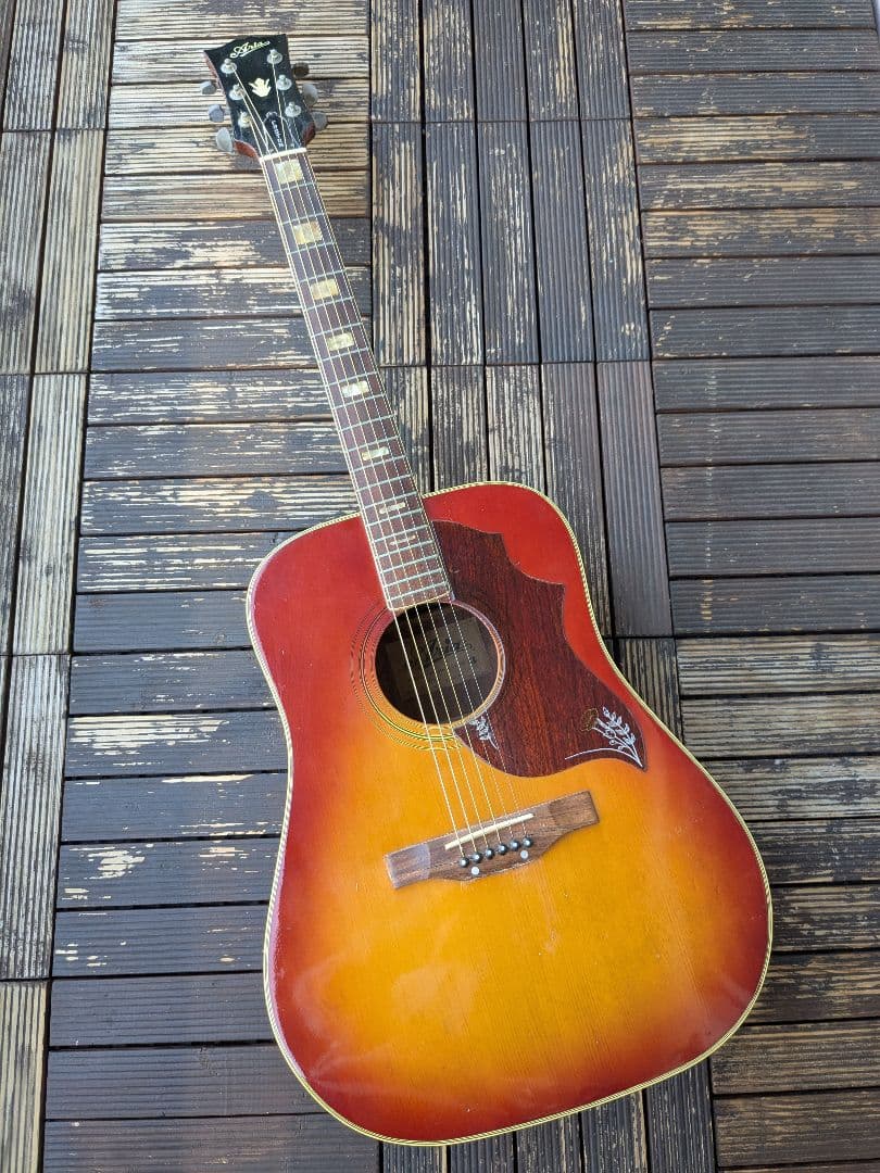 【希少】Aria ギブソンコピーモデル｜現状品・ネック折れ等ジャンク