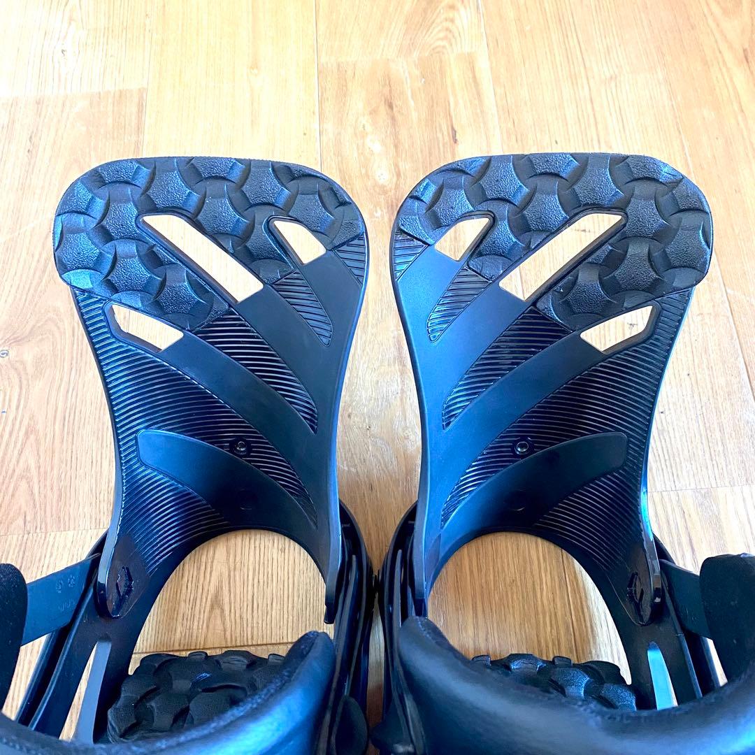 美品 SALOMON RHYTHM サイズM スノーボード ビンディング 黒