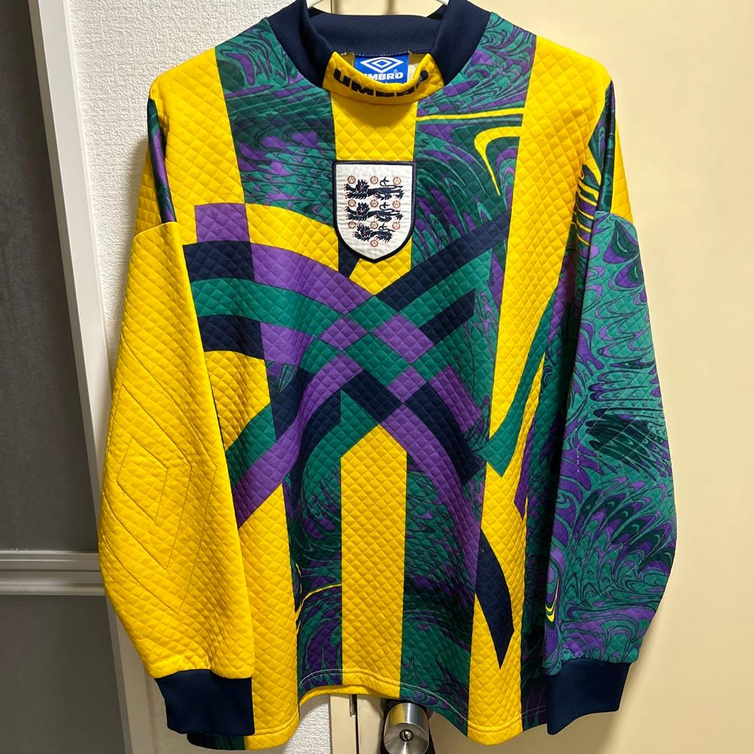 95-96 イングランド代表　アンブロ　ゴールキーパーユニフォーム