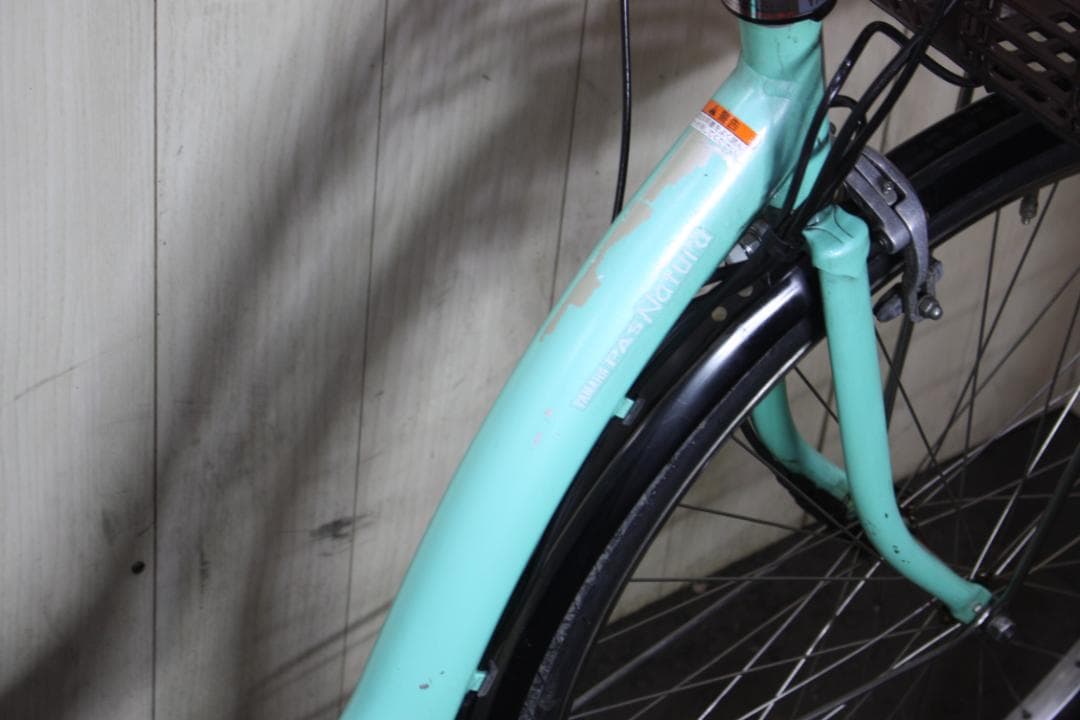 電動アシスト自転車 ミントカラー シティタイプ