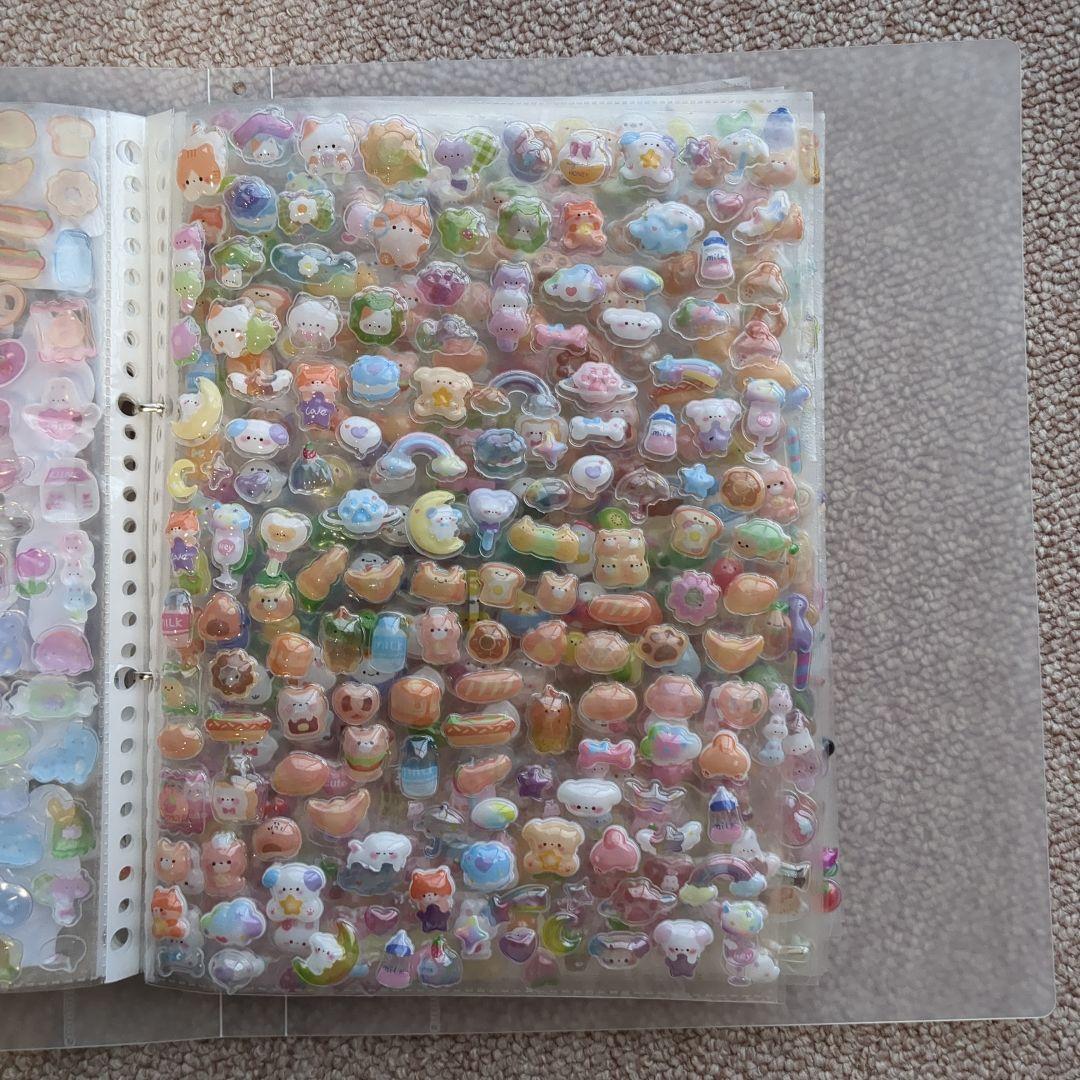 シール帳　完成品　A4サイズファイル