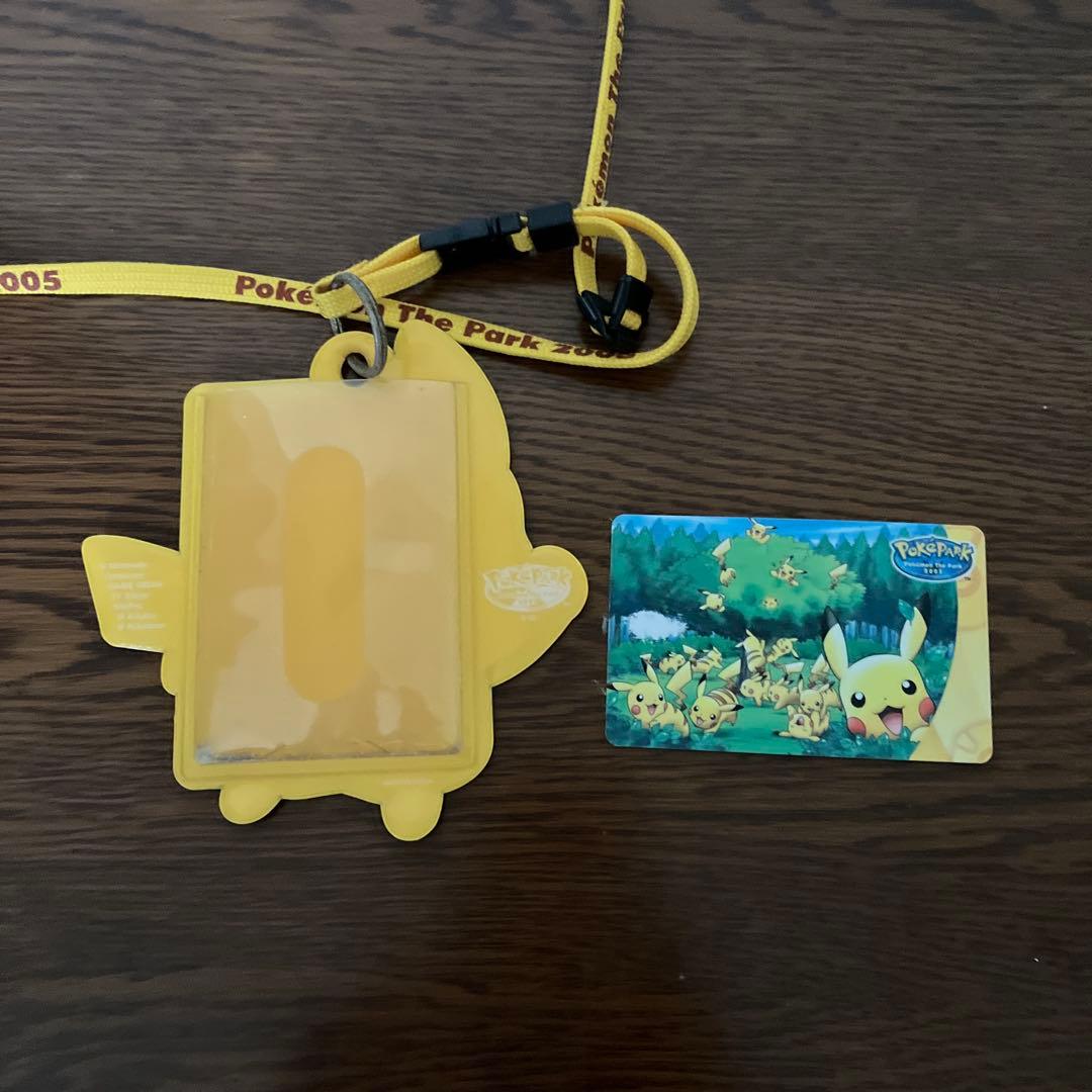 ピカチュウ　パスケース & edyカード