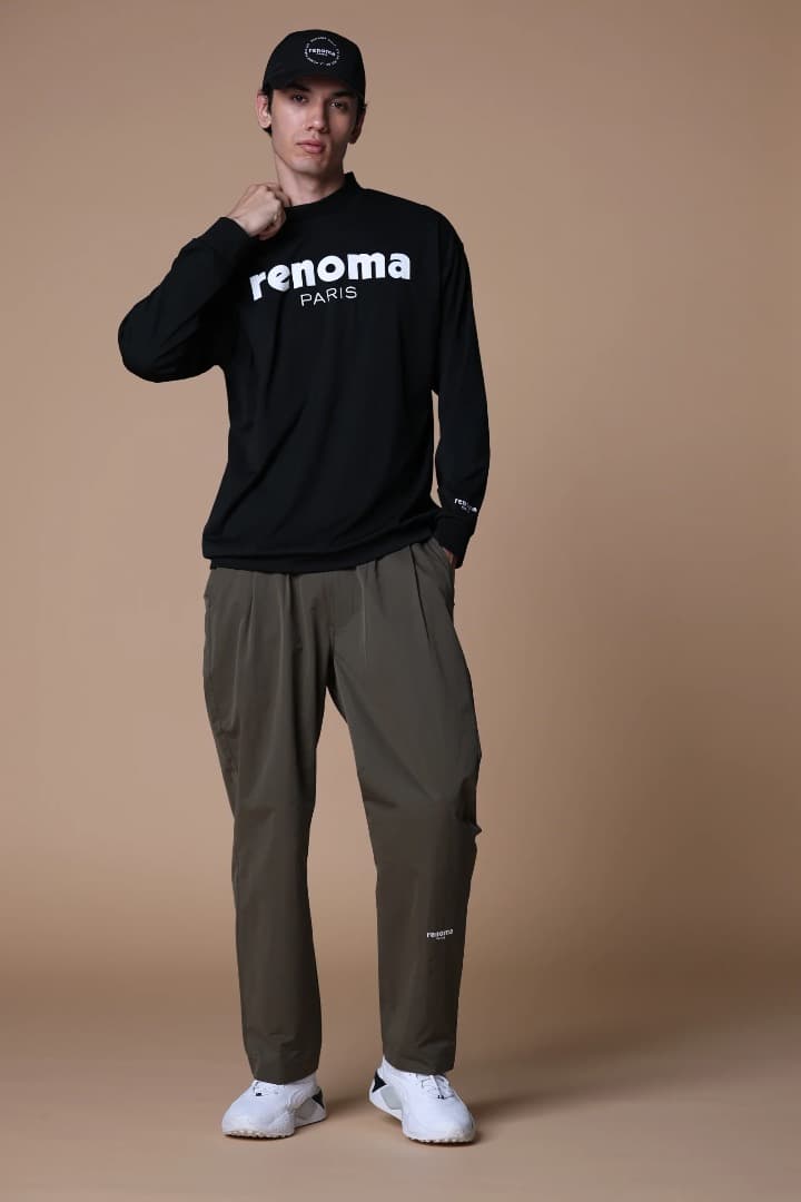 メンズウェア RENOMA GOLF BASIC LOGO MOCKNECK LS M