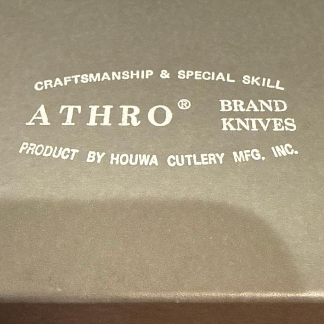 ATHRO アスロソムリエナイフ 左利き用 黒檀ハンドル 日本 製 未使用
