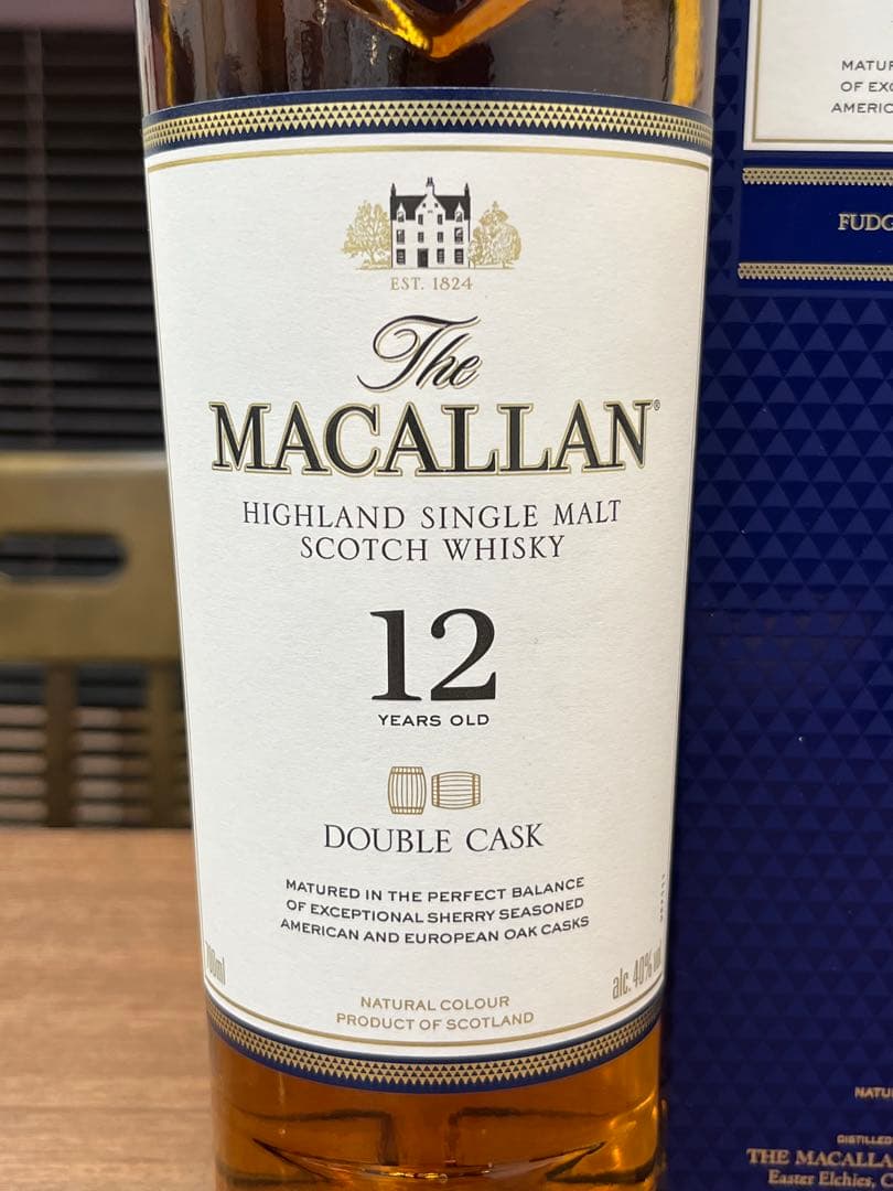 新品未開封ザ マッカラン ダブルカスク 12年 40度 正規 箱付 700ml