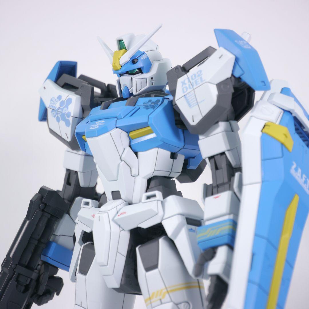 MG デュエルガンダム 塗装 完成品 バンダイ ガンプラ 1/100