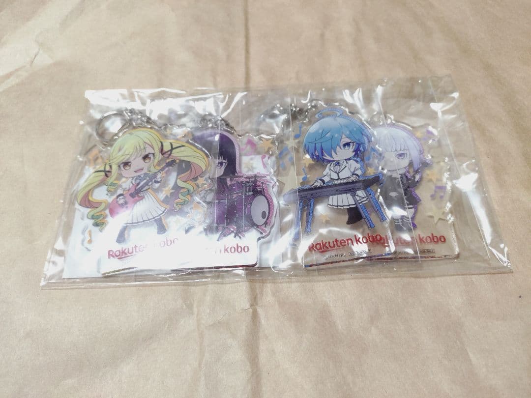 ロックは淑女の嗜みでして 楽天Kobo 抽選 アクリルキーホルダー 4点セット