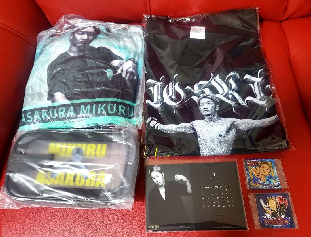 BIO SKIN 朝倉未来 ノベルティセット 応援Tシャツ