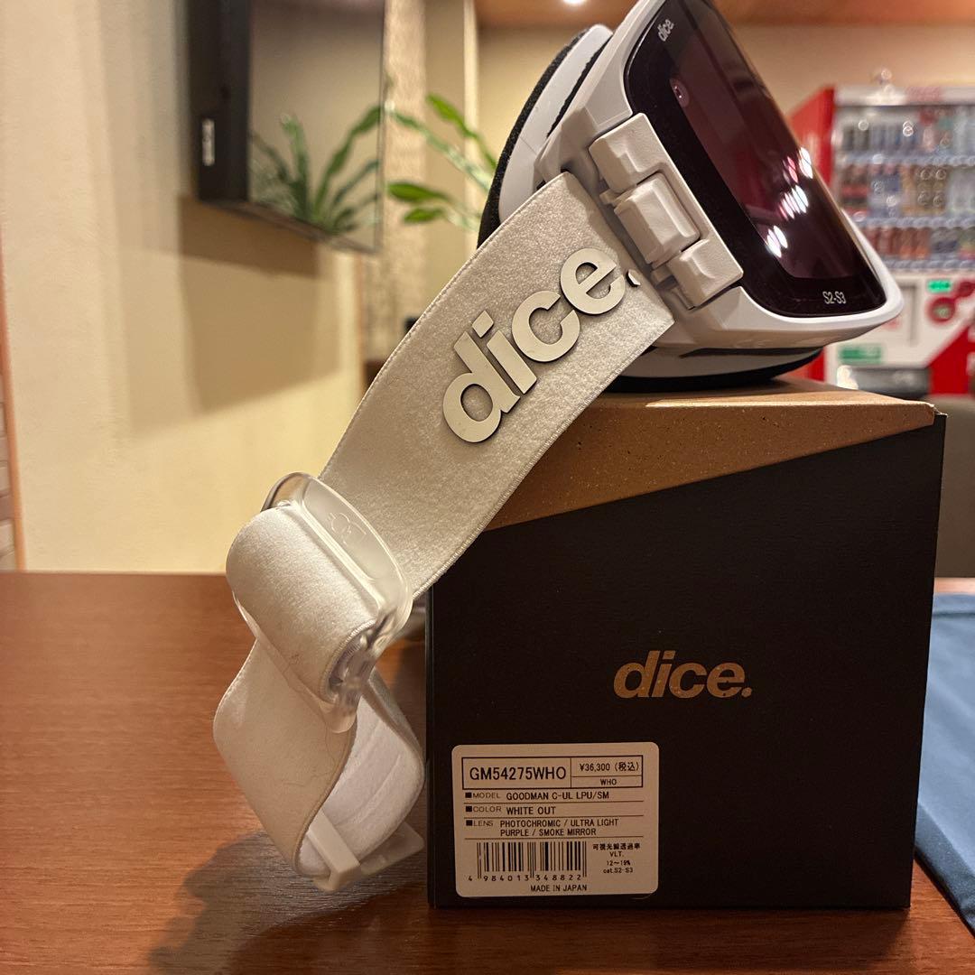 DICEダイス2026限定【GOODMAN / WHO】調光 呼吸するゴーグル