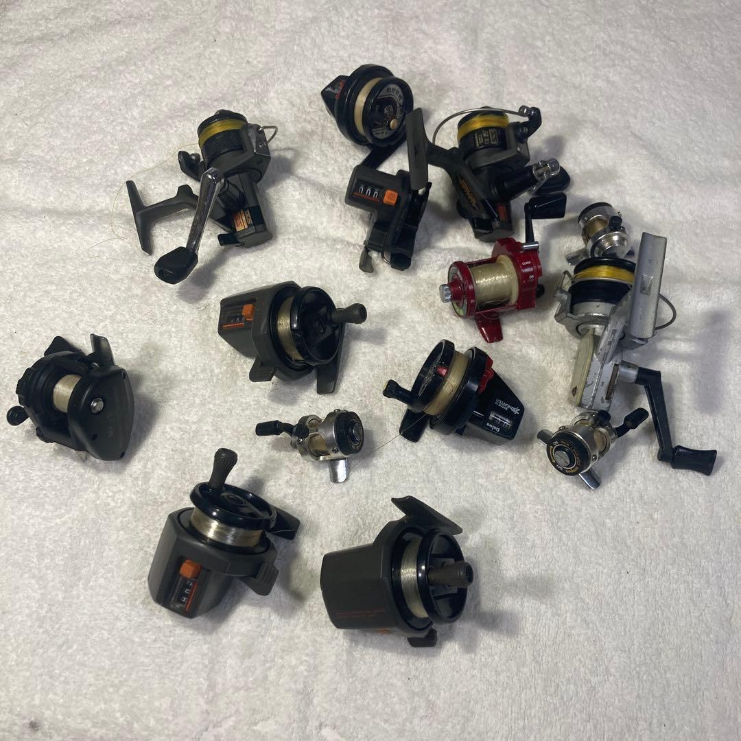 フィッシングリール14個(ワカサギ釣り？)