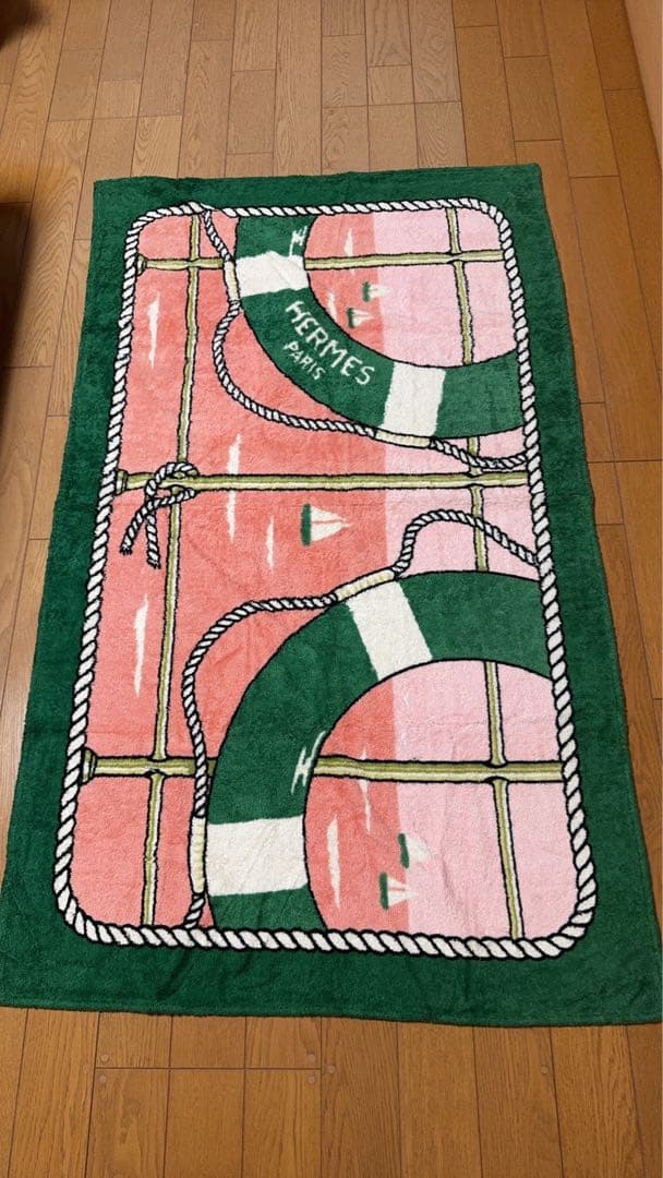 HERMES☆エルメス ブランケット タオルケット ビーチタオル