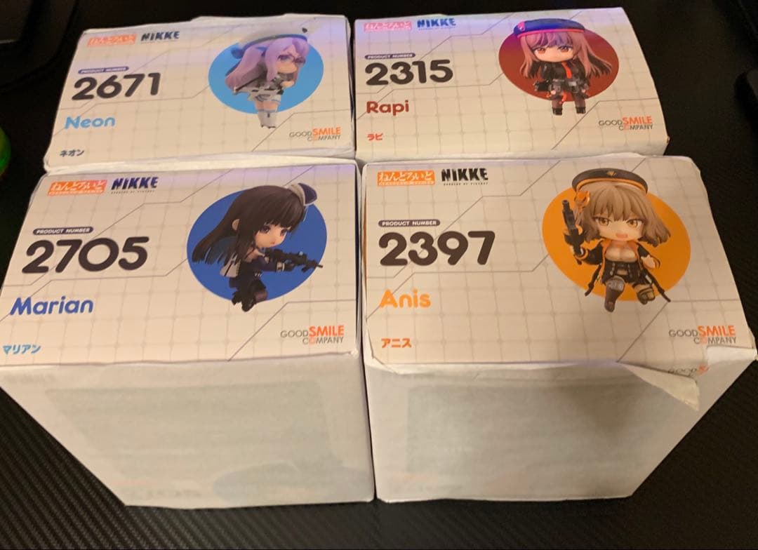 ねんどろいど　特典付き　勝利の女神NIKKEカウンターズセット