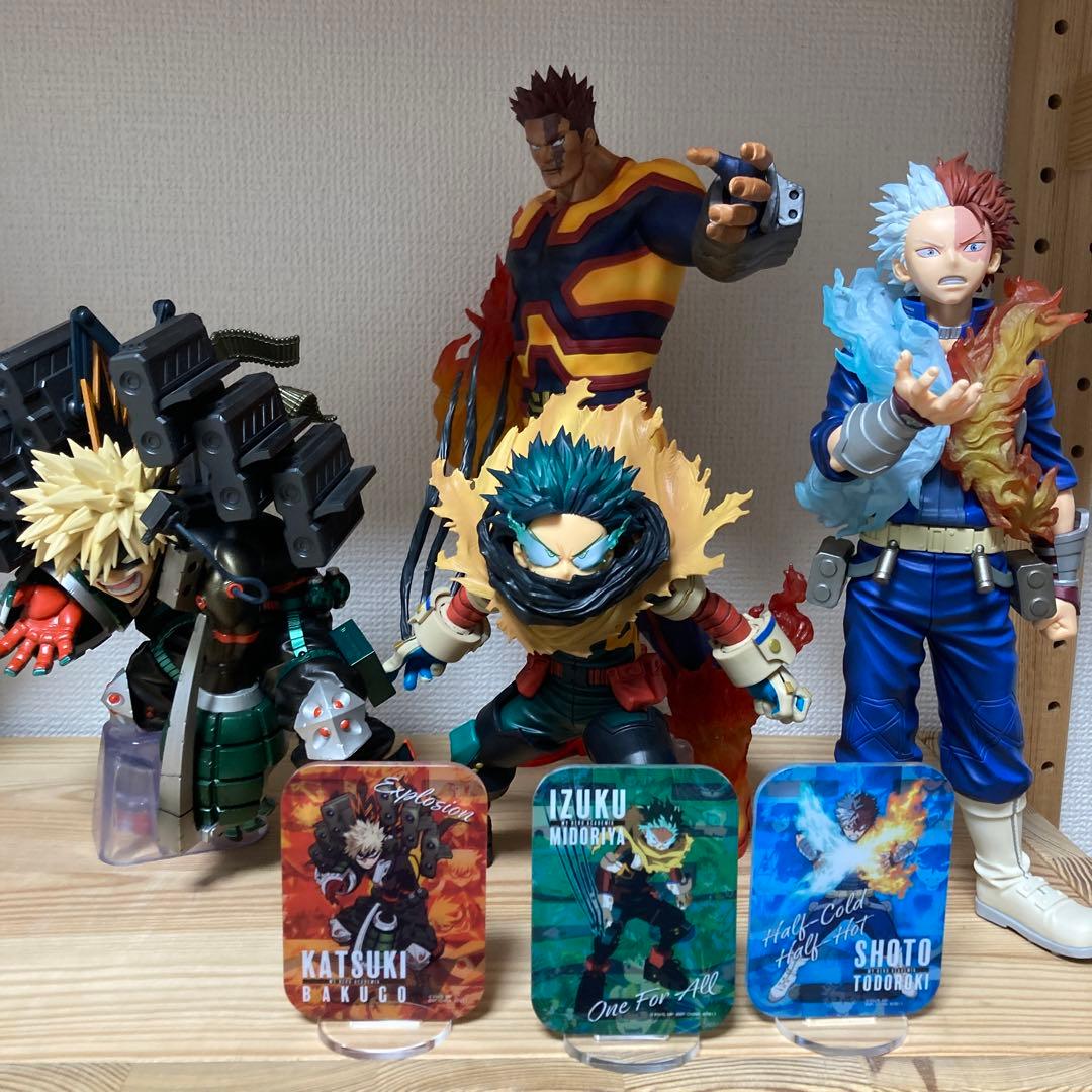 ヒロアカ　1番くじ　4体セット