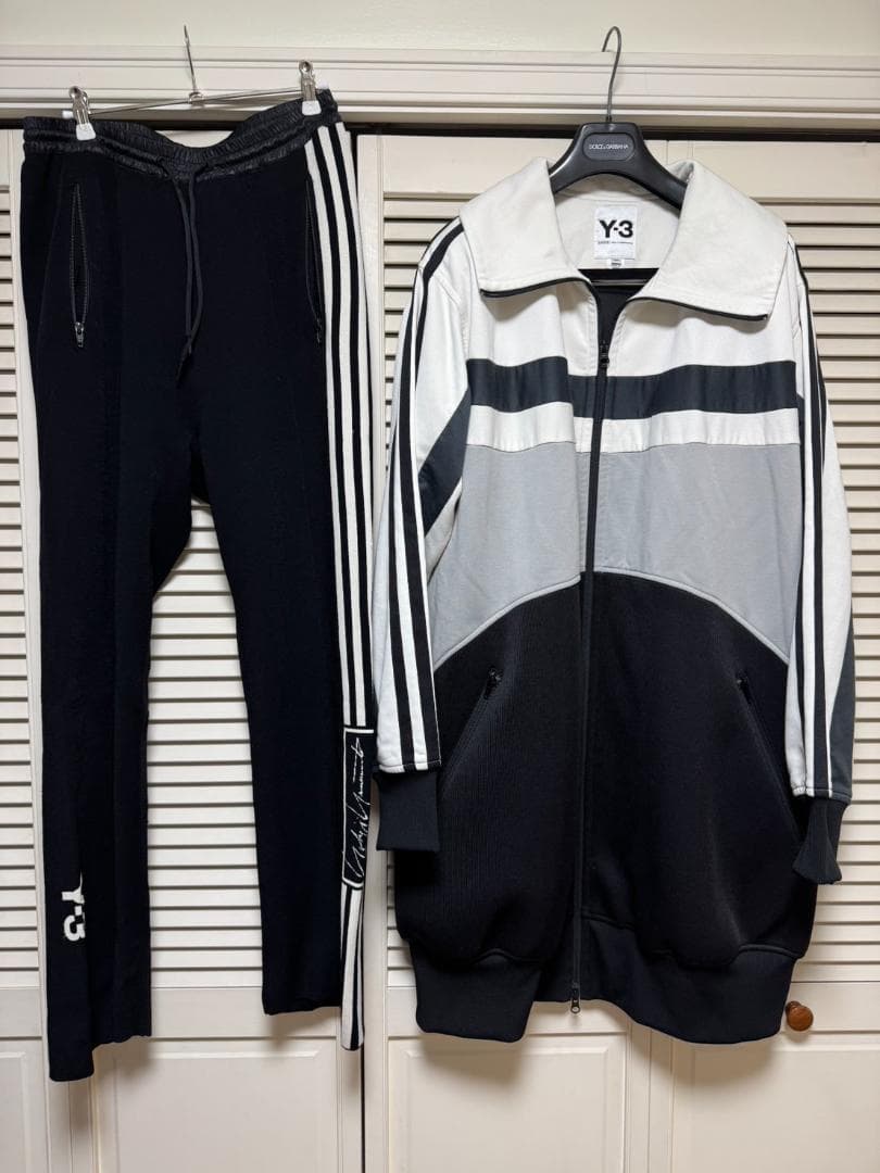 Y-3名作オーバーサイズトラックジャケット&パンツを上下セット売り（Y2K）