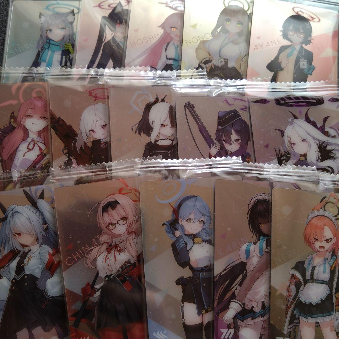 ブルーアーカイブ　ウエハース　カード　1弾 30枚セット フルコンプ