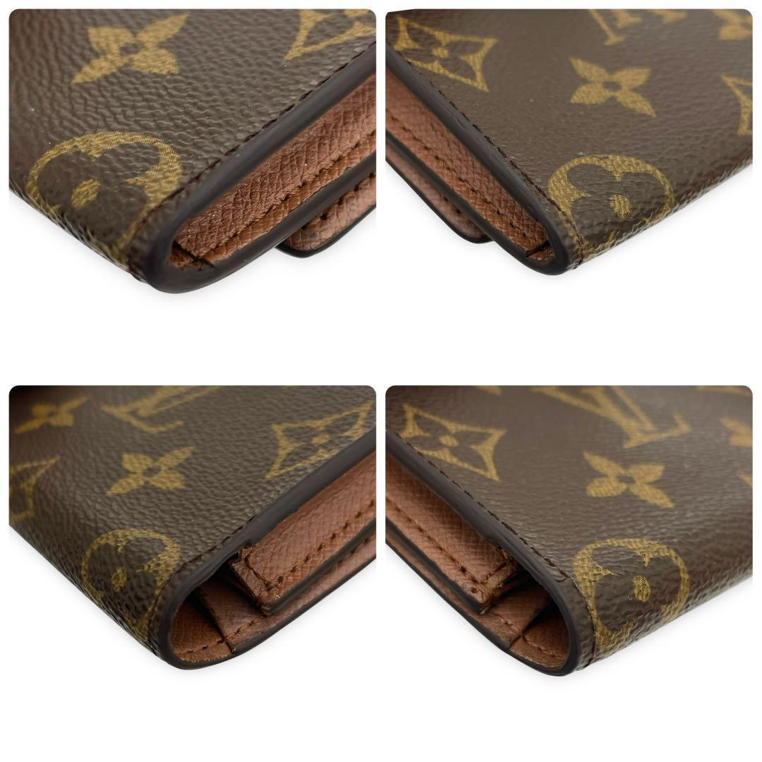 ルイヴィトン カードケース 名刺入れ モノグラム 茶 ブラウン アンヴェロップ