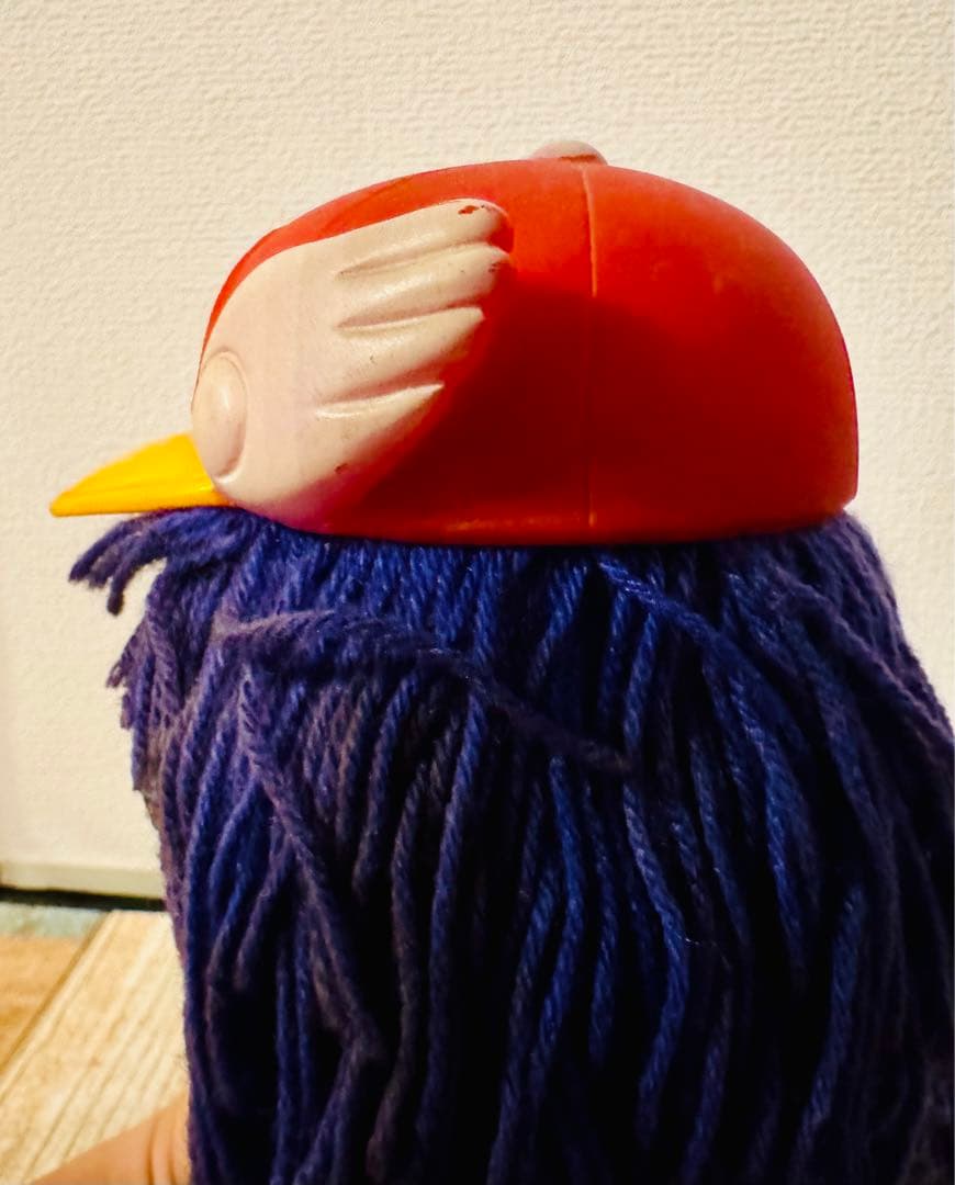 アラレちゃん ぬいぐるみ デニムオーバーオール　ビンテージ