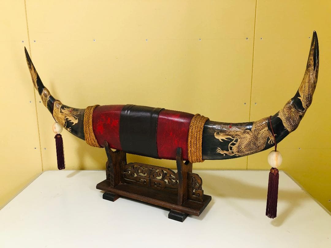 ★骨董品　水牛角★