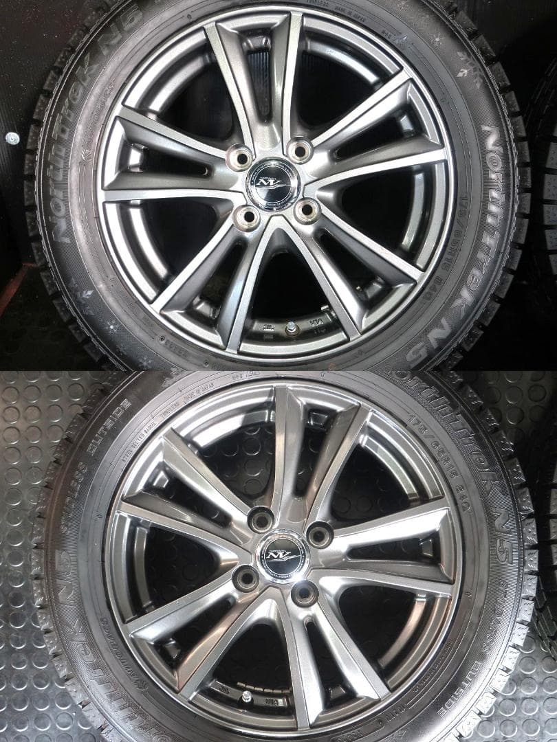 イボ付 2023年製 国産スタッドレス 175/65R15 アクアヴィッツヤリス