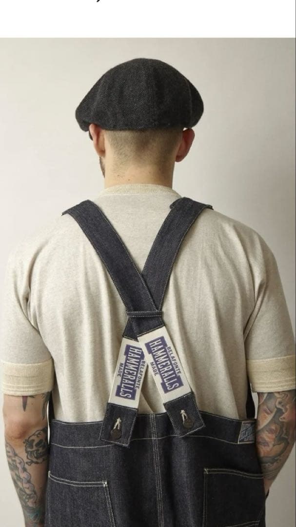 美品 ベラフォンテ RAGTIME HAMMERALLS オーバーオール XL