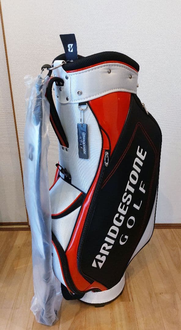 山*崎様 【新品未使用】ブリヂストン ゴルフ キャディバッグ CBG21Y（白×