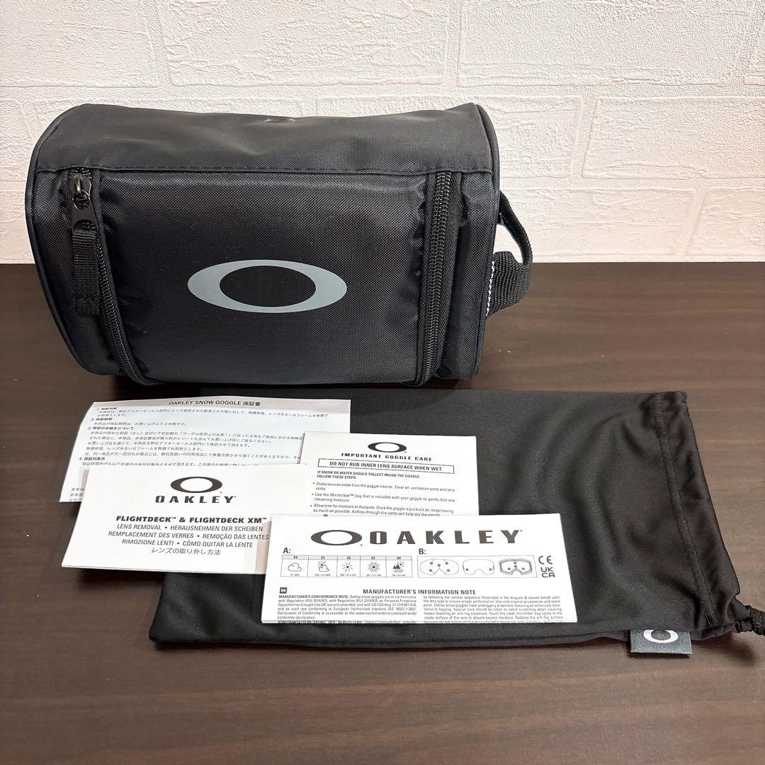 OAKLEY FLIGHTDECK ゴーグル ミラーレンズ 使用回数1回のみ