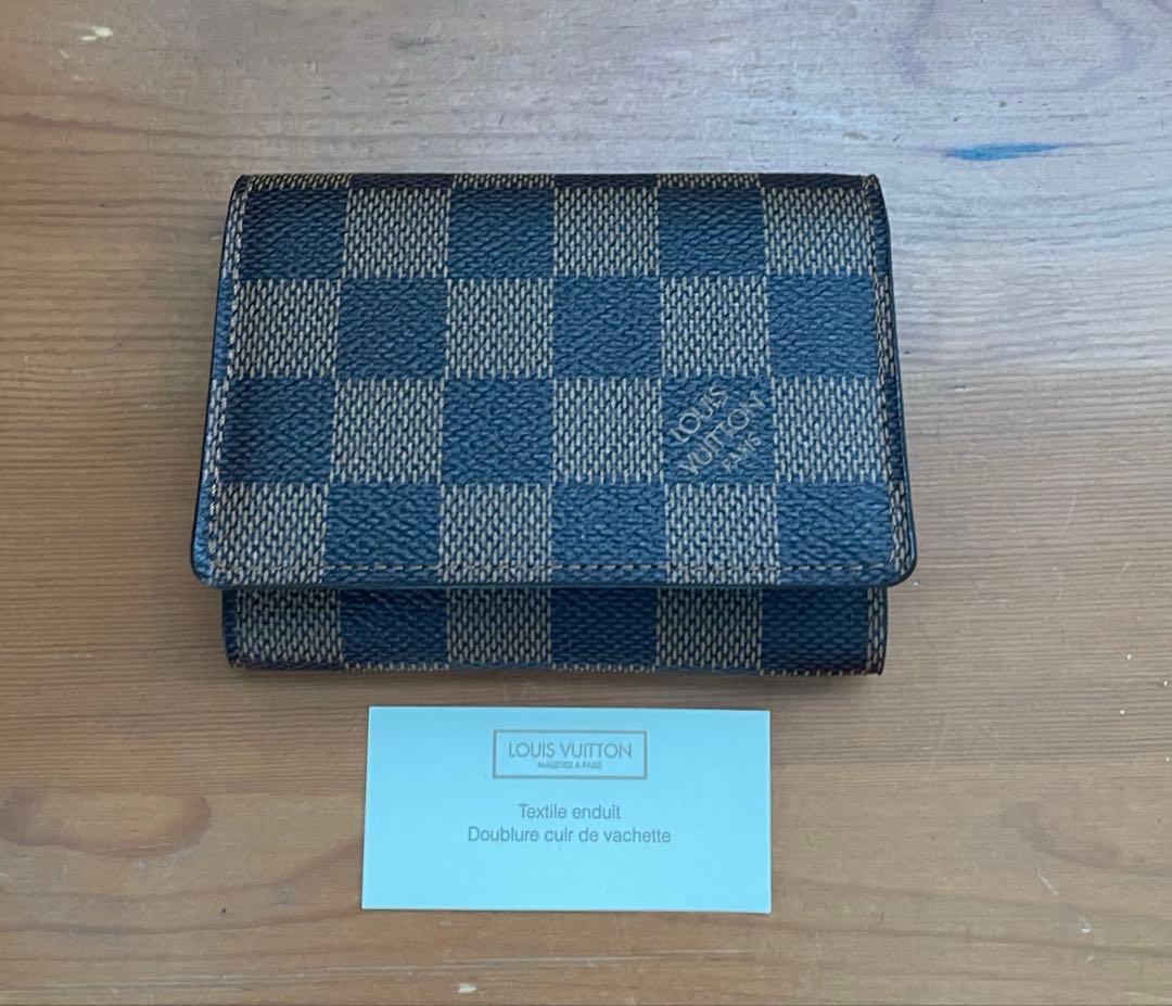 LOUIS VUITTON ダミエ名刺入れ＊イニシャル入り