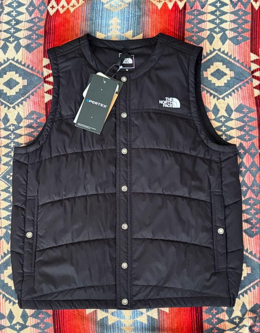 未使用ノースフェイス Meadow Warm Vest XSブラック